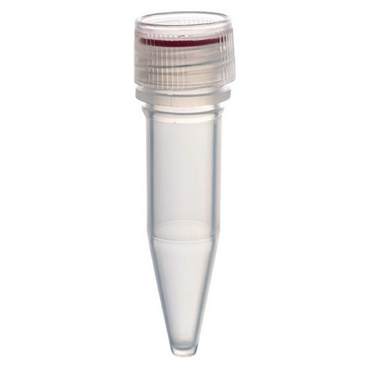 MicrewTube® with Washer Seal Screw Cap, 1.5 ml Conical Bottom, Not assembled, non graduated, Qty/Cs 1000