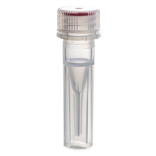 MicrewTube® with Washer Seal Screw and Flat Top Cap, 0.5 ml Self Standing, Non-assembled, non sterile, non graduated, Tamper-evident, Qty/Cs: 1000
