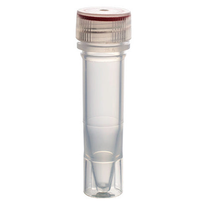 MicrewTube® with Washer Seal Screw and Flat Top Cap, 1.5 ml Self Standing, Assembled, Sterile, Qty/Pk: 50, Qty/Cs: 500