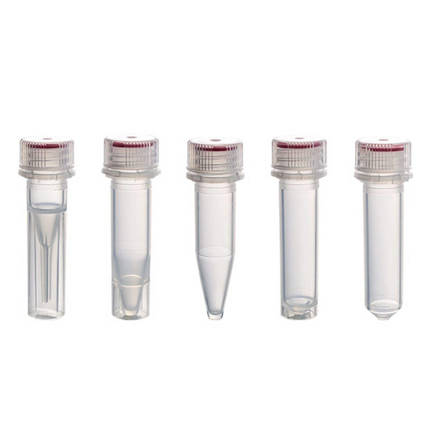 MicrewTube® with Washer Seal Screw and Flat Top Cap, 2 ml self-standing, Tamper-evident, Qty/Pk: 50, Qty/Cs: 500