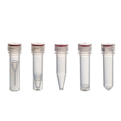 MicrewTube® with Washer Seal Screw and Flat Top Cap, 1.5 ml Self Standing, Assembled, Sterile, Qty/Pk: 50, Qty/Cs: 500