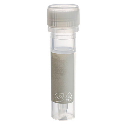 MicrewTube® with Lip Seal Screw Cap, 0.5 ml Self Standing, Assembled, sterile, white marking area and graduations, Qty/Pk: 50, Qty/Cs: 500