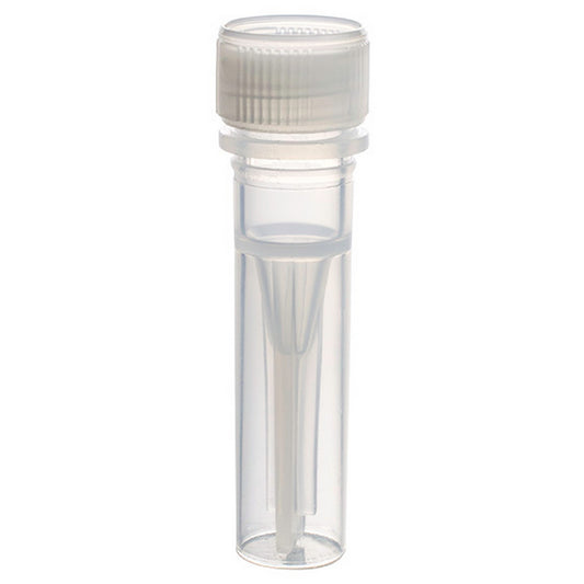 MicrewTube® with Lip Seal Screw Cap, 0.5 ml Self Standing, Not assembled, non graduated, Qty/Cs 1000