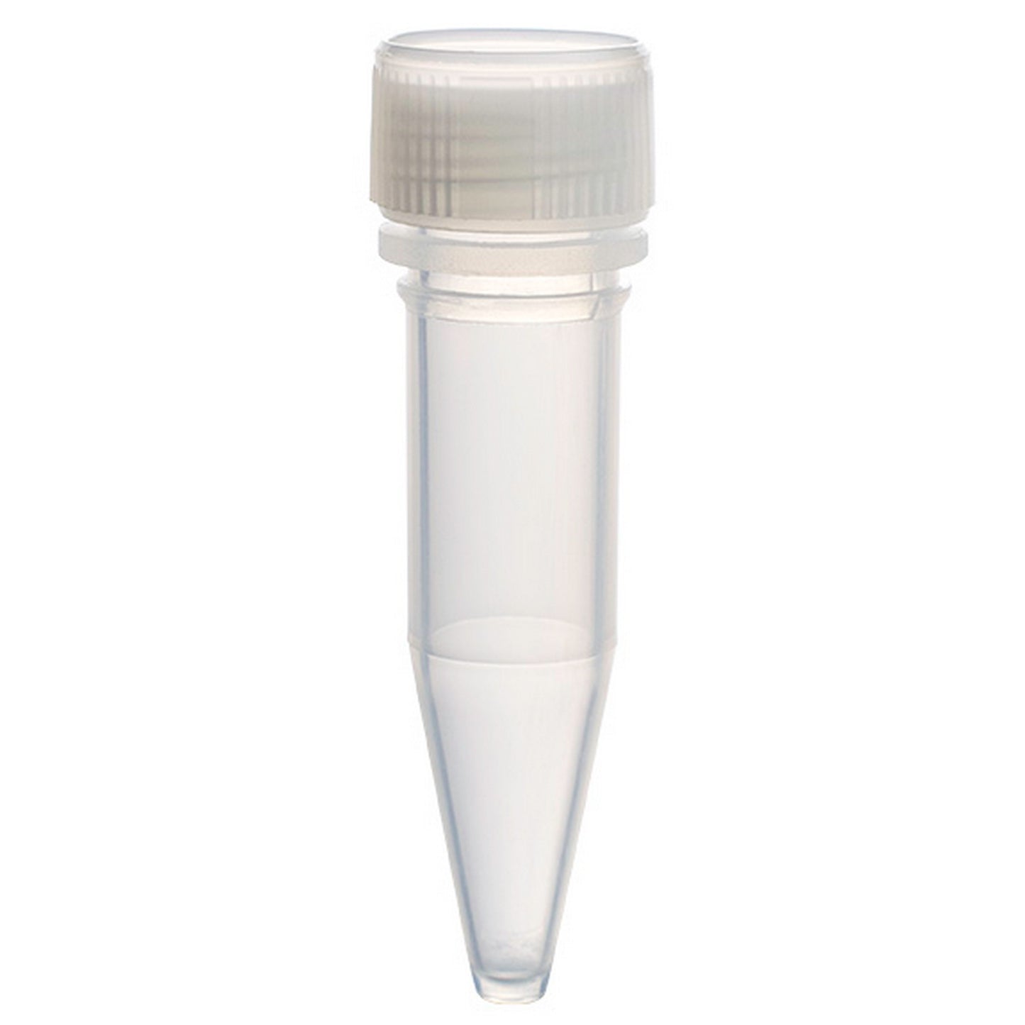 MicrewTube® with Lip Seal Screw Cap,1.5 ml conical bottom, Not assembled, non graduated, Qty/Cs 1000