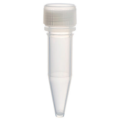 MicrewTube® with Lip Seal Screw Cap,1.5 ml conical bottom, Assembled, Sterile, Qty/Pk: 50, Qty/Cs: 500