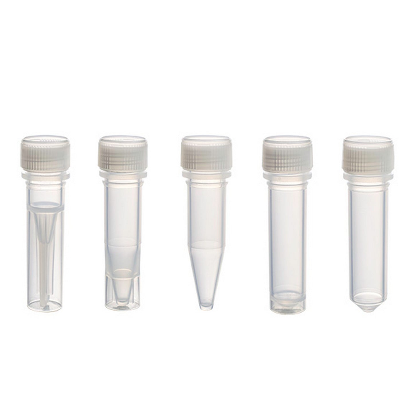 MicrewTube® with Lip Seal Screw Cap,1.5 ml conical bottom, Assembled, Sterile, Qty/Pk: 50, Qty/Cs: 500