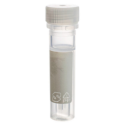 MicrewTube® with Lip Seal and Flat Top Screw Cap, 0.5 ml Self Standing, Assembled, sterile, white marking area and graduations, Qty/Pk: 50, Qty/Cs: 500