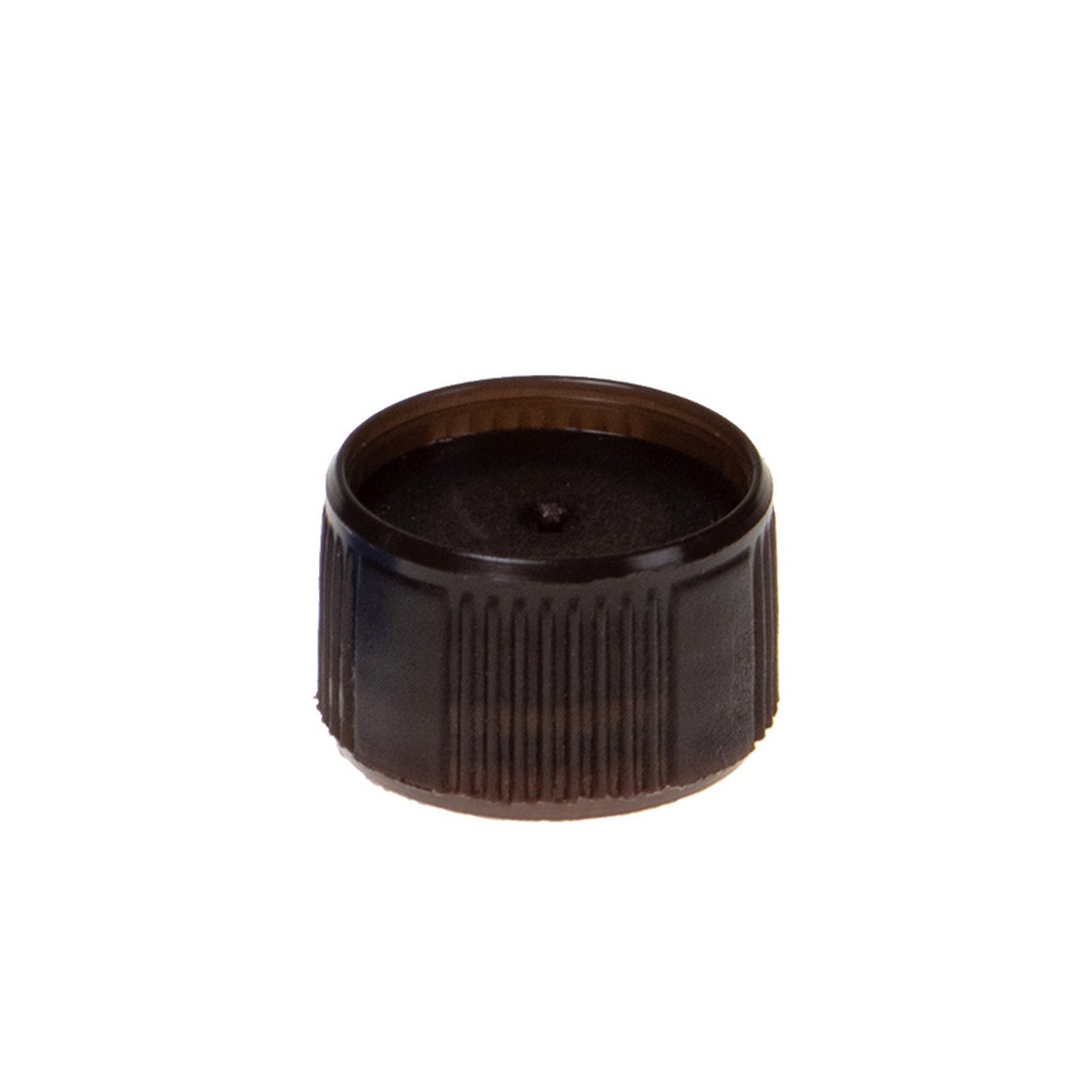Colored Cap Closure, Washer Seal without attachment loop, Brown