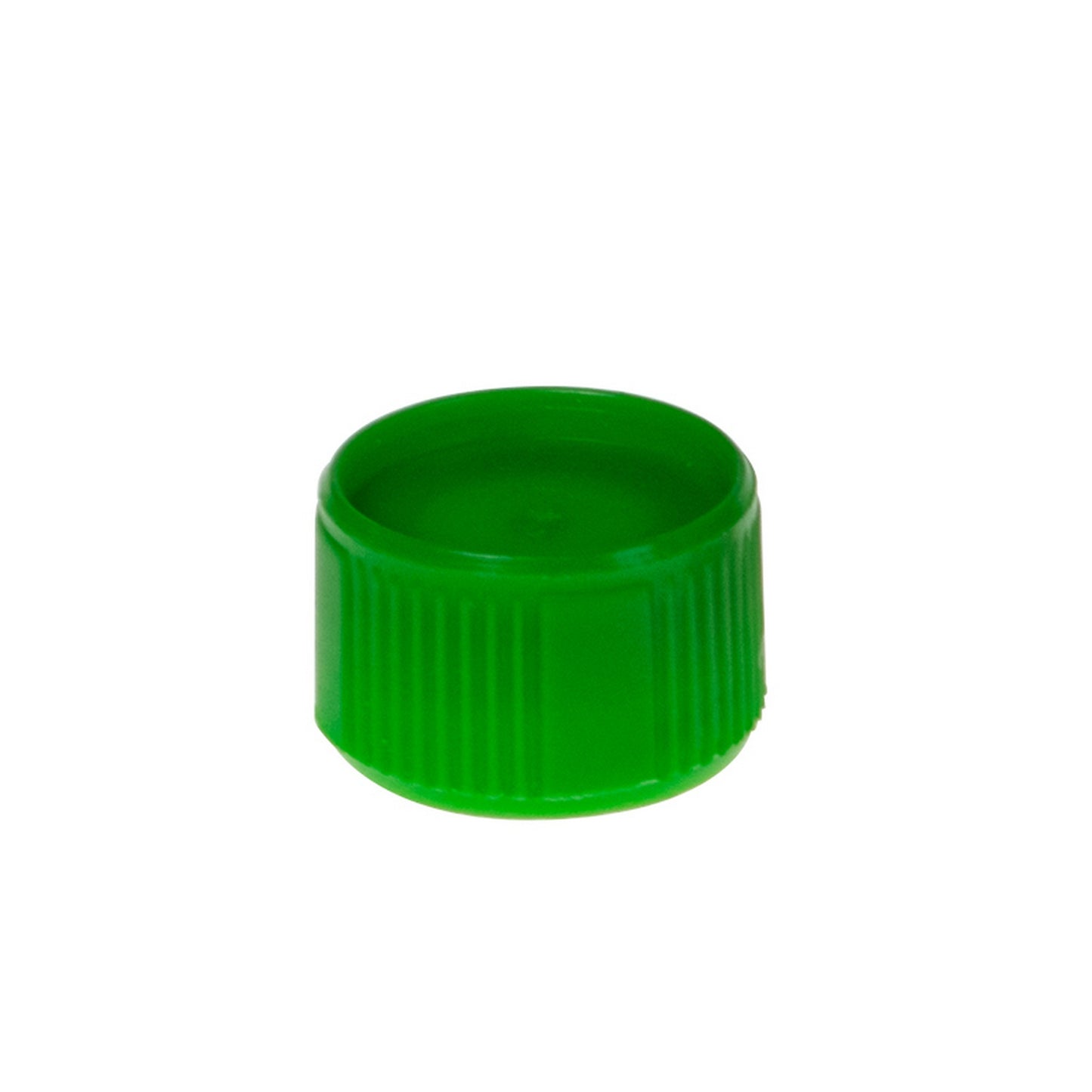 Colored Cap Closure, Washer Seal without attachment loop, Green