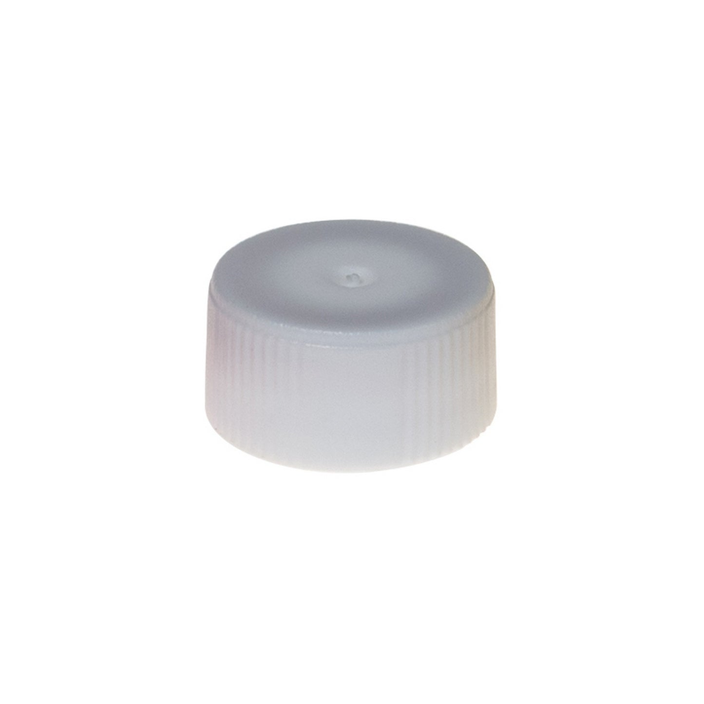 Colored Cap Closure, Washer Seal with Flat Top without attachment loop, White