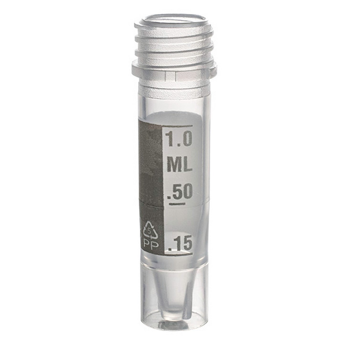 MicrewTube®  Tamper Evident, Graduated - Tubes Only, 1.5 ml Self Standing, Qty/Cs 1000