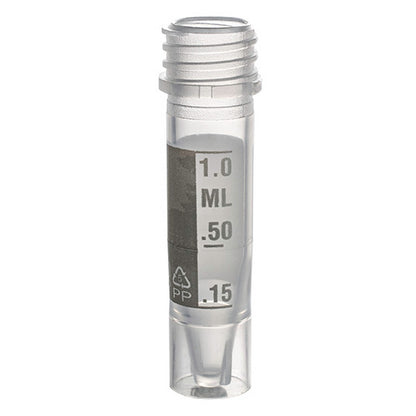 MicrewTube®  Tamper Evident, Graduated - Tubes Only, 1.5 ml Self Standing, Qty/Cs 1000