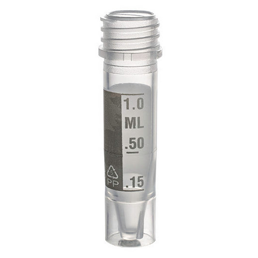 MicrewTube®  Tamper Evident, Graduated - Tubes Only, 1.5 ml Self Standing, Qty/Cs 1000
