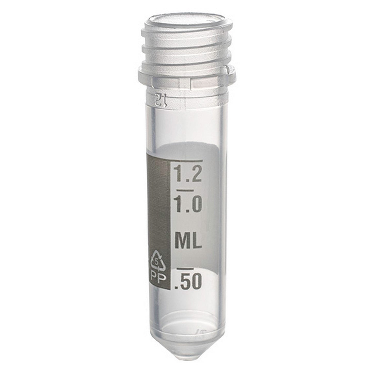 MicrewTube® Tamper Evident,  Graduated - Tubes Only,  2 ml Conical bottom, Qty/Cs 1000