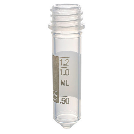 MicrewTube®  Graduated - Tubes Only,  2 ml Conical bottom, Qty/Cs 1000