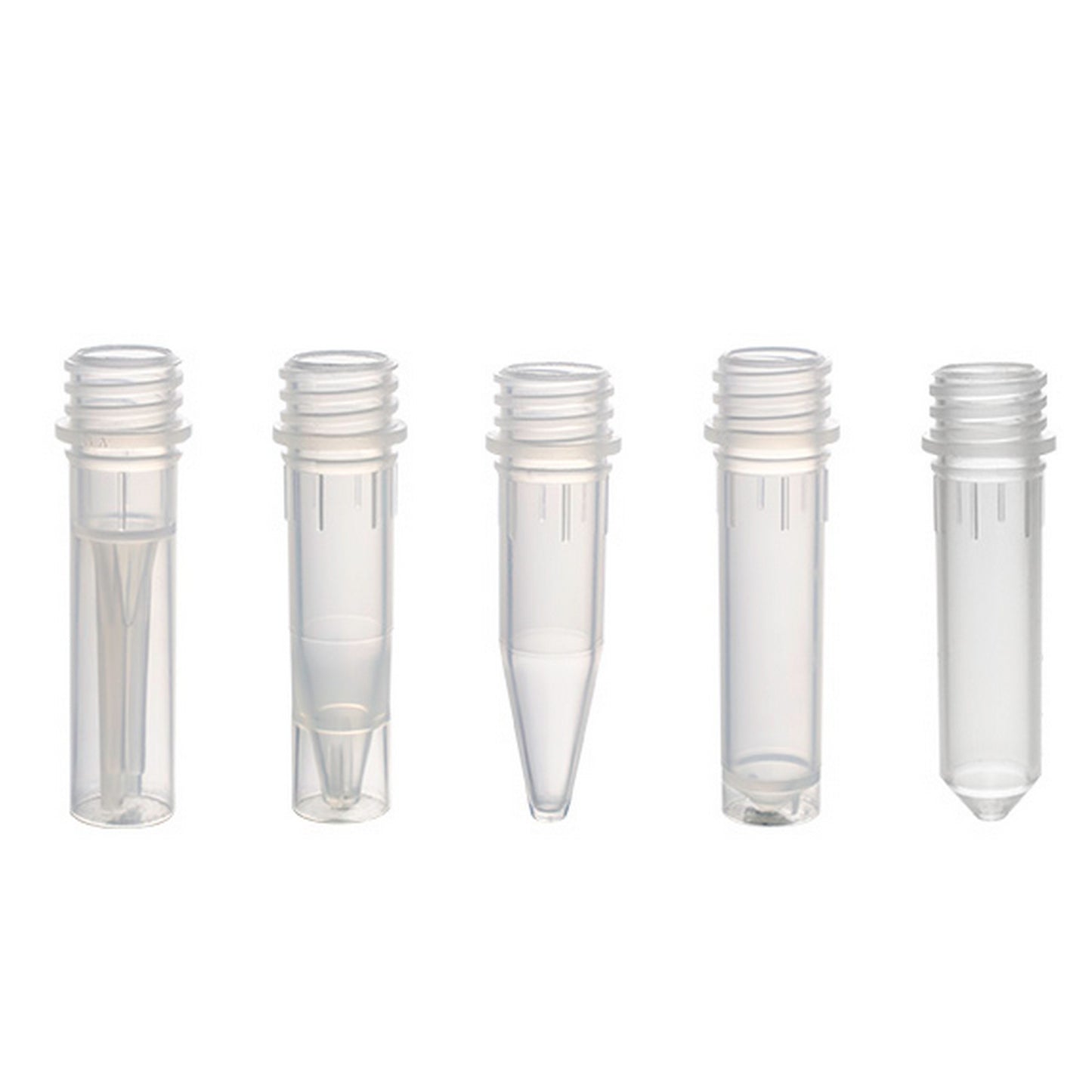 MicrewTube® Plain with Molded Ridges, 2 ml conical bottom