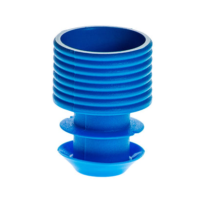 Flange Plug Caps, for 16 mm tubes, Blue