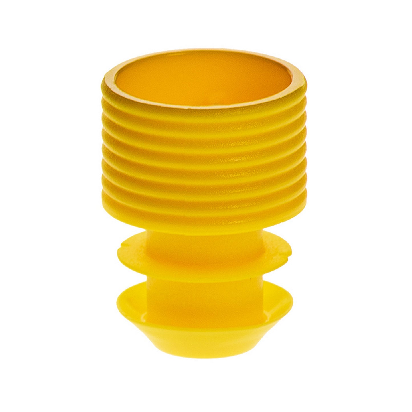 Flange Plug Caps, for 16 mm tubes, Yellow