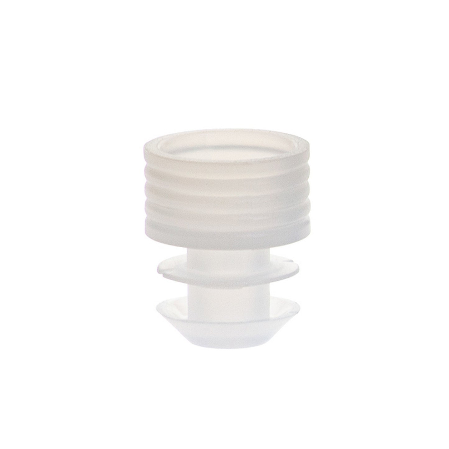 Flange Plug Caps,  for 12 mm tubes, Natural