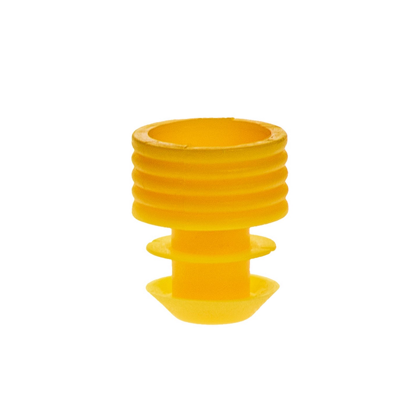 Flange Plug Caps, for 12 mm tubes, Yellow