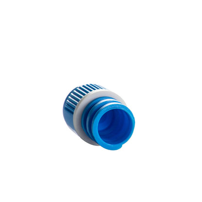 Screw Cap with O-ring for T500 tubes, Blue