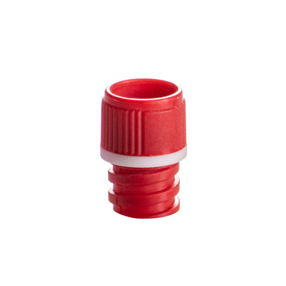 Screw Cap with O-ring for T500 tubes, Red