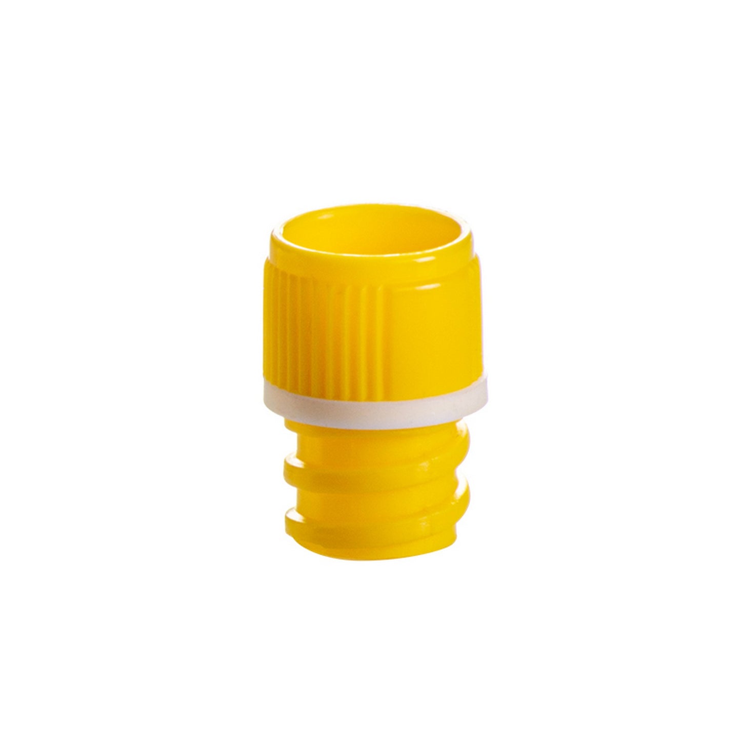 Screw Cap with O-ring for T500 tubes, Yellow