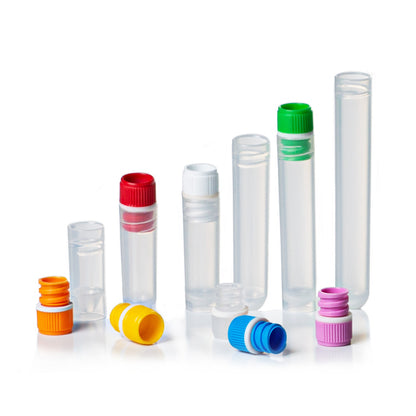 Screw Cap with O-ring for T500 tubes, Lilac
