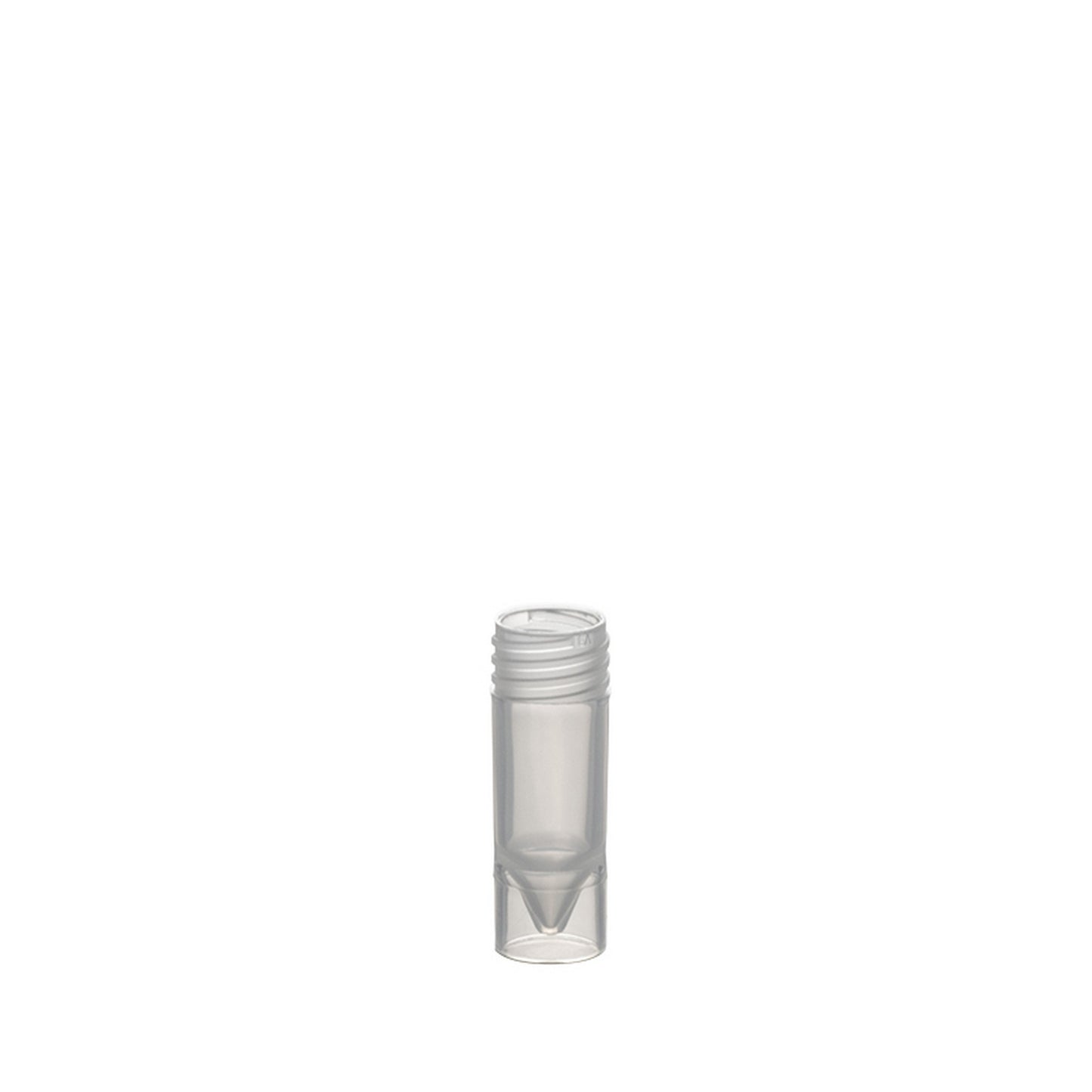 Sample Tubes with External Threads w/o caps, 1.2 ml self-standing, unprinted