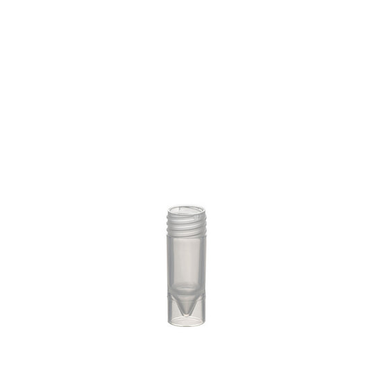 Sample Tubes with External Threads w/o caps, 1.2 ml self-standing, unprinted
