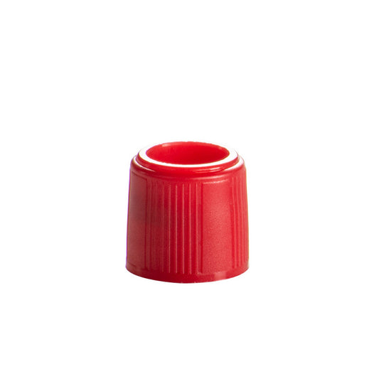 Screw Cap for T501 Sample Tubes with lip seal, Red