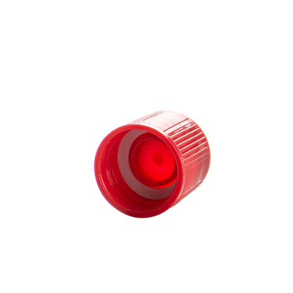 Screw Cap for T501 Sample Tubes with silicone washer, Red