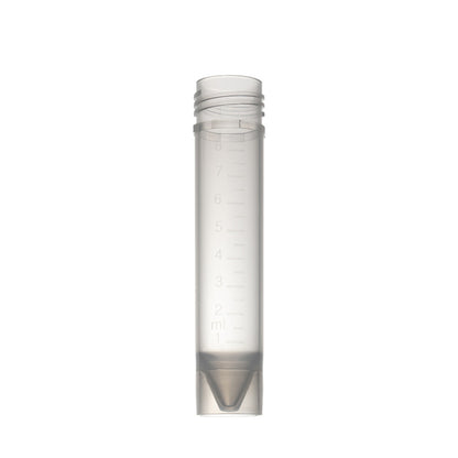 Self-Standing Transport Tubes, 10 mL, Etched Graduation, Non-sterile, Polypropylene, 1000/pk