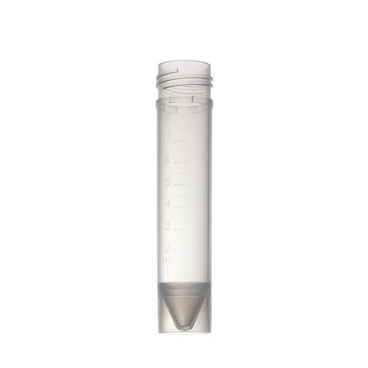 Tamper-Proof Self-Standing Transport Tubes, 5 mL, Conical Bottom, Graduated, PP, 1000/pk