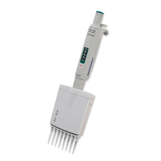 Acura® manual 855 Adj. 12-Channel Pipette 20 - 200 µL, Autoclavable