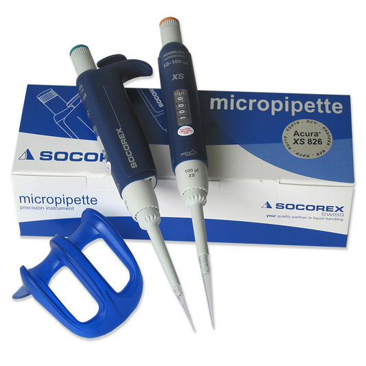 Twixs Pack Acura® manual 826 XS Adjustable 2 Pipettes, Autoclavables 20 - 200 µL/100 - 1000 µL