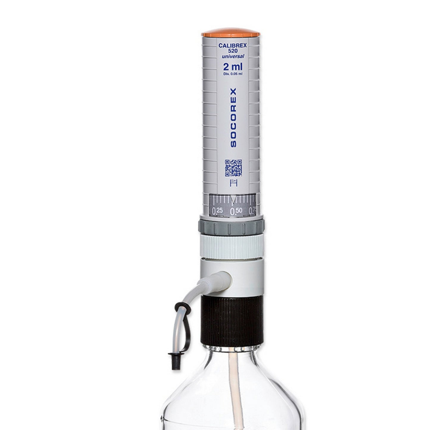 Calibrex™ Universal 520 Adjustable Bottle-Top Dispenser 1 - 10 mL, Autoclavable