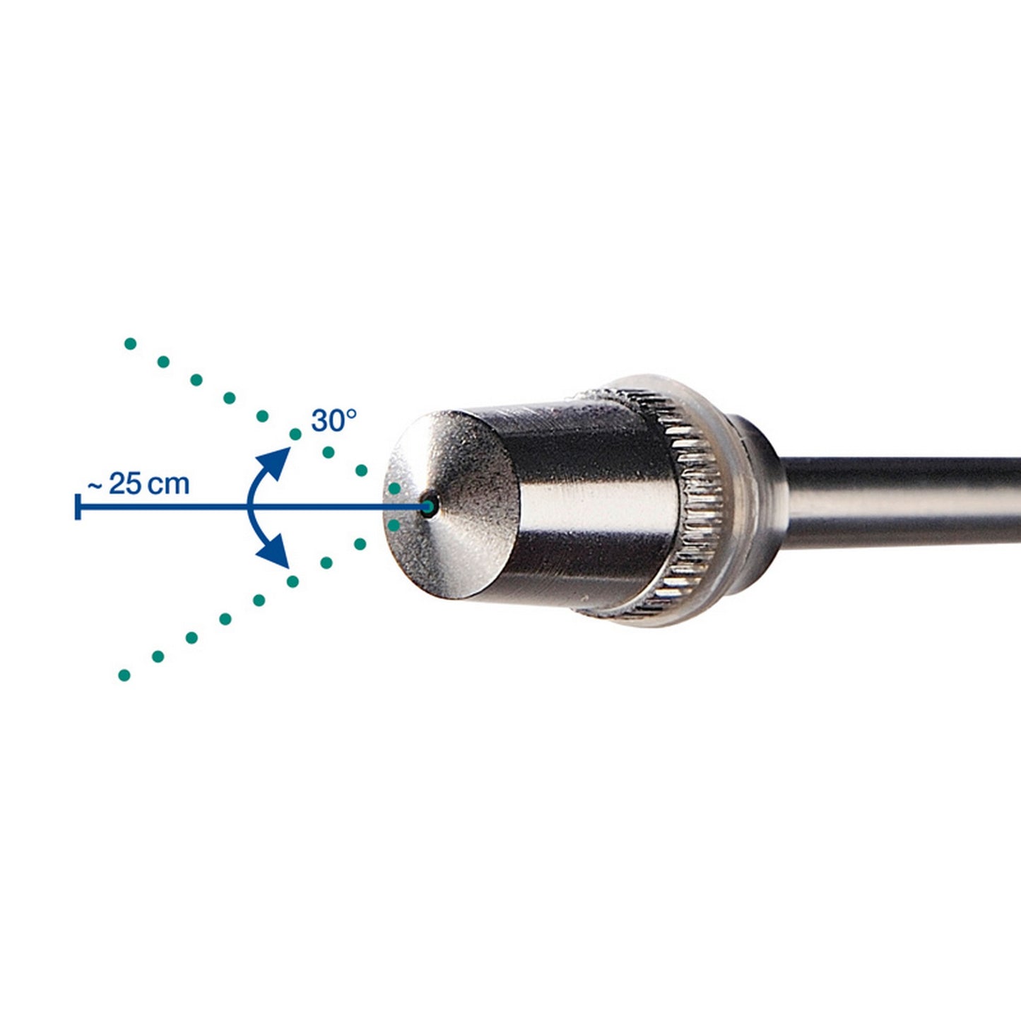 Canula With Sprayer Nozzle, Luer Lock Autoclavable, 3,0 x 500 mm, 1/pk