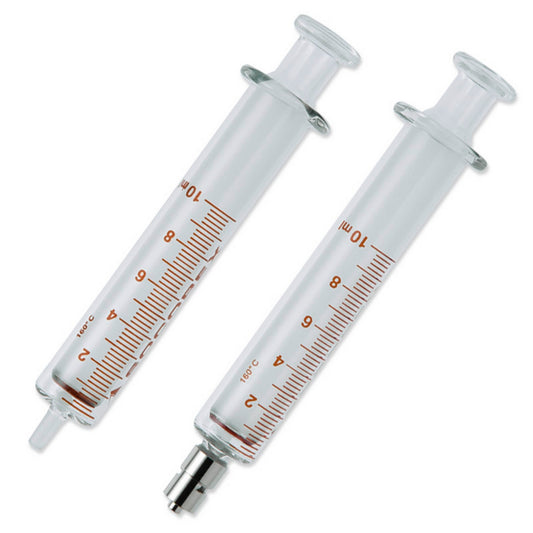 Dosys™ All Glass 155 Syringes, 30 mL, Luer, Glass, Autoclavable, 2/pk