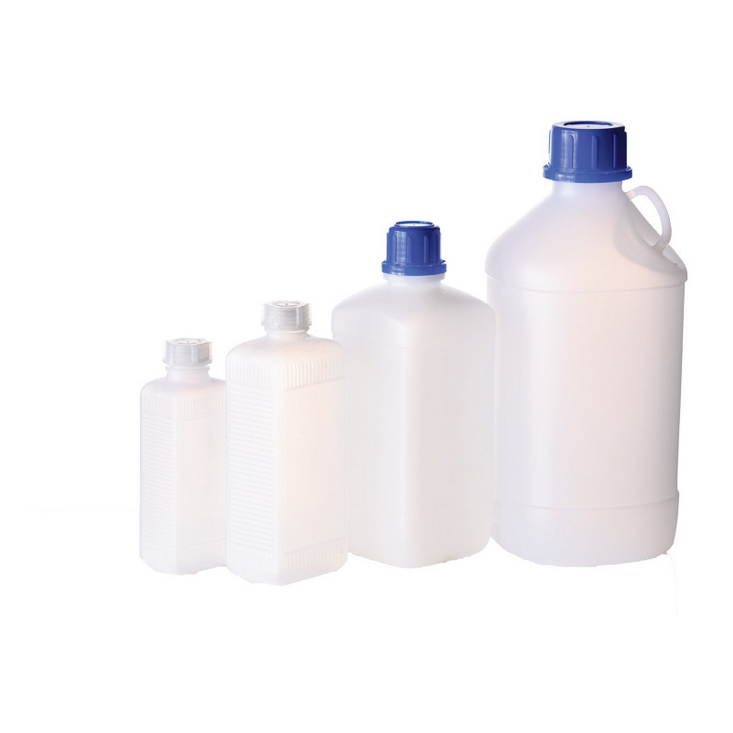 White Polyethylene (PE) Bottle, 250 mL, Ø 25 mm
