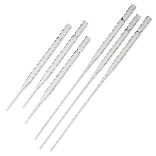 Glass Pasteur Pipette, 2 mL , Ø 7 mm, L 230 mm, 1 x 250 /pk