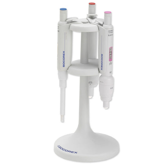 Pipette Stand 340, 3 Socorex Micropipettes