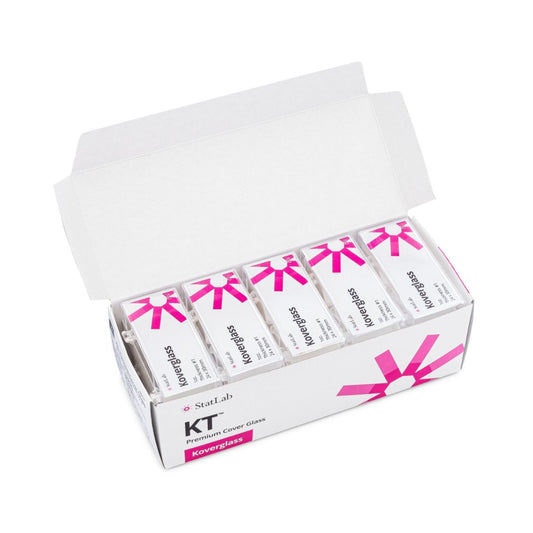 KT™ Premium Koverglass, Thickness No. #1.5, 24 x 50 mm, 10 oz.