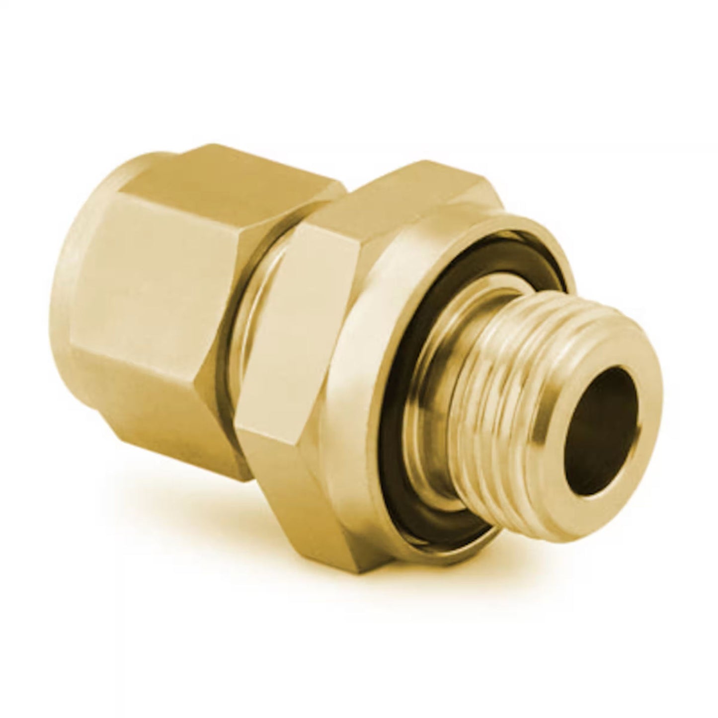Sale Item - Male O-Seal Connector, 1/8" Tube OD x 5/16-24 Male Sae/MS Straight Thread, Brass, Special Clearance Pricing Shown While Quantities Last