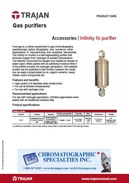 Trajan Infinity H2 Purifiers