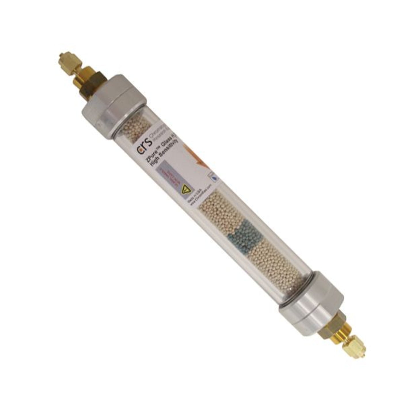 ZPure Glass H2O HSMI Filter, 1/4" Brass Fittings