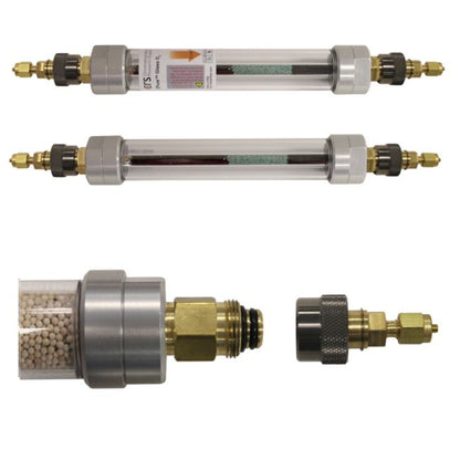 ZPure Glass O2 Filter, 1/8" Brass Quick Connect Fittings