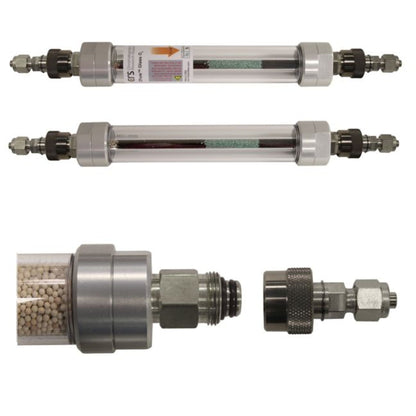 ZPure Glass O2 Filter, 1/4" Stainless Steel Quick Connect Fittings