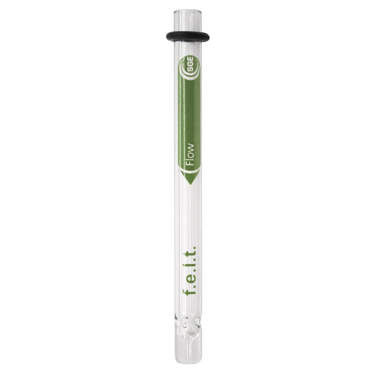 SGE® Taper Inlet Liner with f.e.l.t.™ with Pre-fitted CRS ONE O-ring, 4 mm ID x 78.5 mm, 1/pk