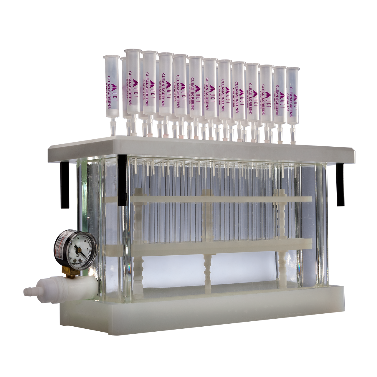 Complete 16-Position Vacuum Manifold System, for PFAS Analysis